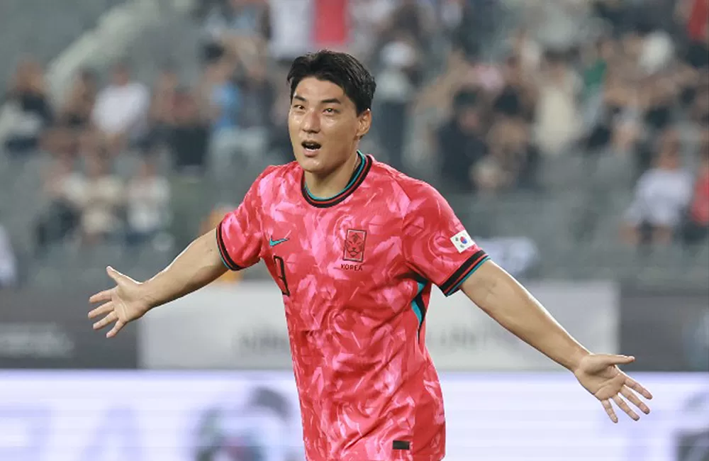 Selebrasi kemenangan Korea Selatan vs Hong Kong di EAFF 2025