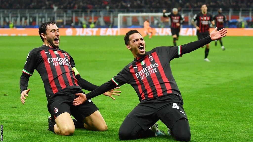 AC Milan vs Napoli di San Siro.